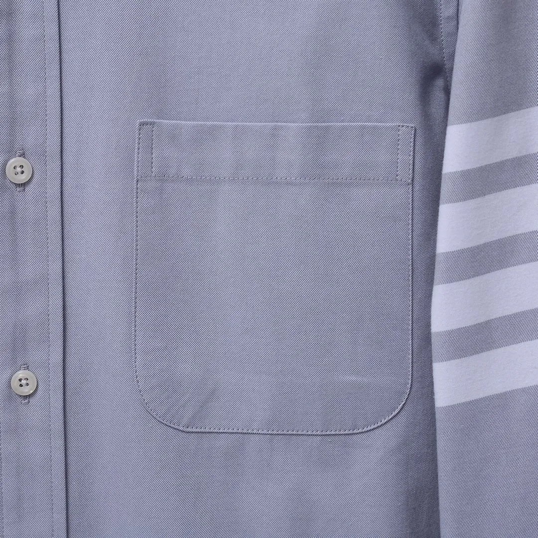：923 （TB ） THOM BROWNE .TBClassic 100% Factory TB TB Same Style ：Light Blue /Light Gray Size：0/1/2/3/4